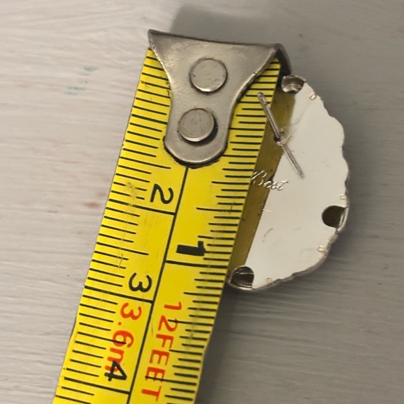 Vintage Signed Best Silver & Turquoise Pierced Earrings - Picture 5 of 5